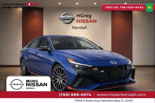 Intense Blue 2023 Hyundai ELANTRA N Base