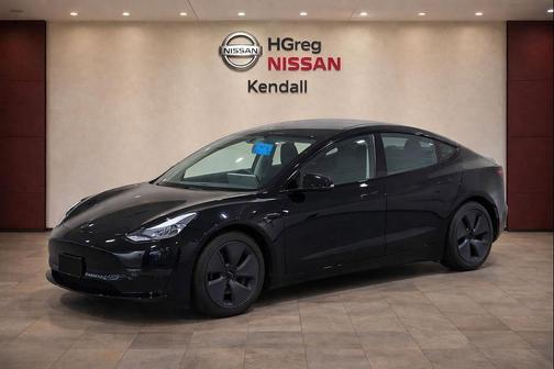 Solid Black 2021 Tesla Model 3 Standard Range Plus