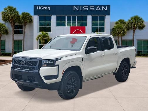 Glacier White 2026 Nissan Frontier SV