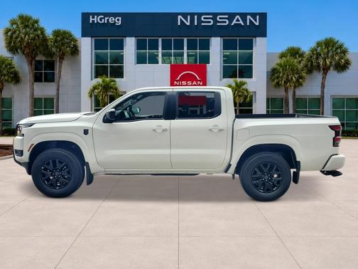 Glacier White 2026 Nissan Frontier SV