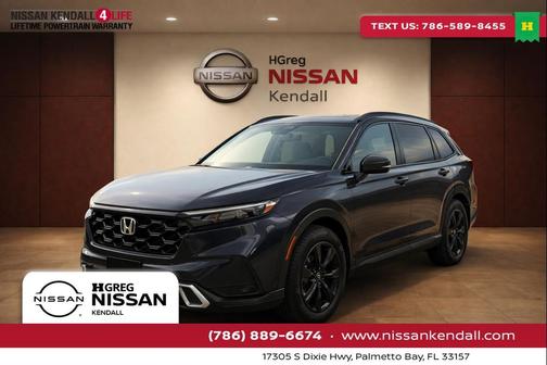 Canyon River Blue Metallic 2026 Honda CR-V Hybrid Sport Touring AWD