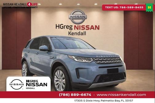 Blue 2020 Land Rover Discovery Sport S