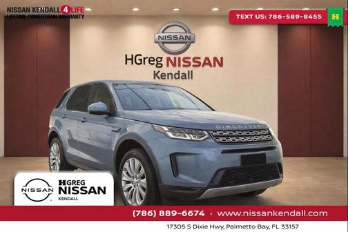 Blue 2020 Land Rover Discovery Sport S