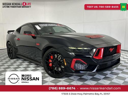 SHADOW BLACK 2024 Ford Mustang GT Premium