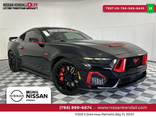 SHADOW BLACK 2024 Ford Mustang GT Premium