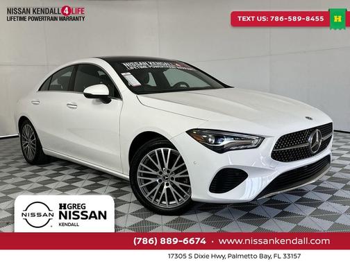 Polar White 2025 Mercedes-Benz CLA 250 4MATIC