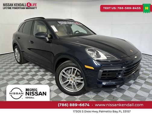 Moonlight Blue Metallic 2020 Porsche Cayenne Cayenne