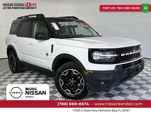 OXFORD WHITE 2025 Ford Bronco Sport Outer Banks