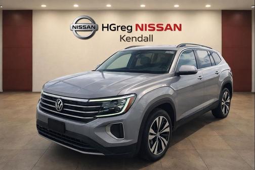 Silver Mist Metallic 2025 Volkswagen Atlas 2.0T SE w/Technology 4MOTION