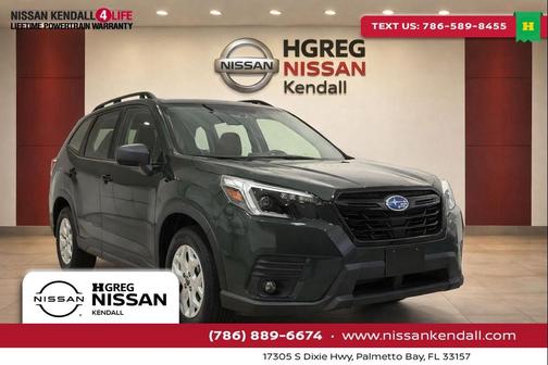 Cascade Green Silica 2023 Subaru Forester Limited