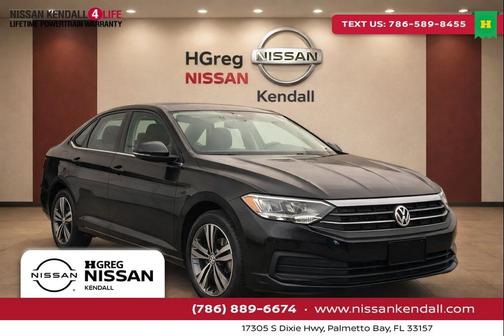 Deep Black Pearl 2024 Volkswagen Jetta 1.5T SE