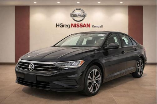 Deep Black Pearl 2024 Volkswagen Jetta 1.5T SE