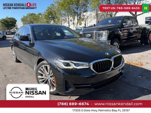Jet Black 2021 BMW 530 530i