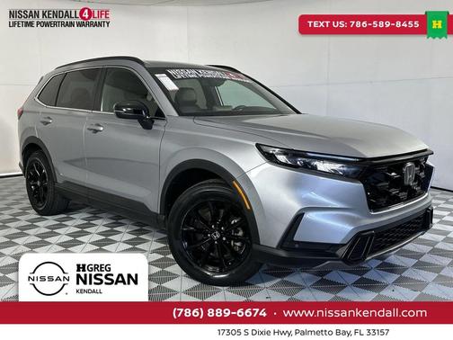 Lunar Silver Metallic 2024 Honda CR-V Hybrid Sport AWD