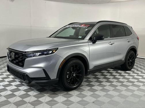 Lunar Silver Metallic 2024 Honda CR-V Hybrid Sport AWD