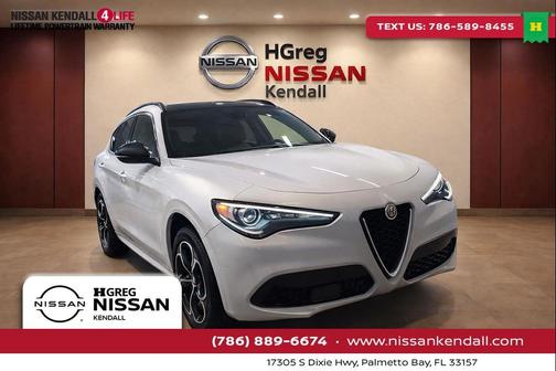 Moonlight Gray Metallic 2024 Alfa Romeo Stelvio Ti