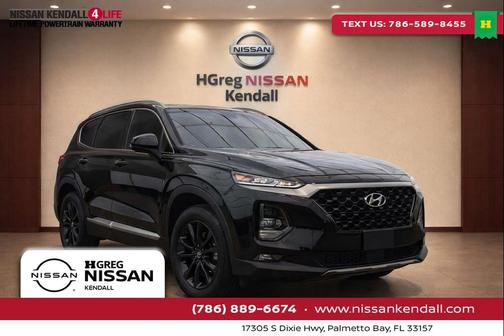 Twilight Black 2020 Hyundai SANTA FE SEL 2.4