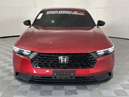 Radiant Red Metallic 2024 Honda Accord Hybrid Sport