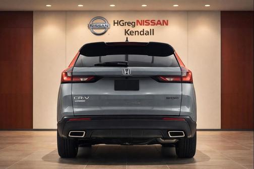 Gray 2025 Honda CR-V Hybrid Sport FWD