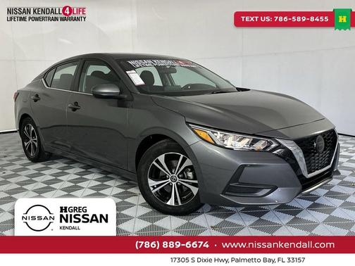 Gun Metallic 2023 Nissan Sentra SV