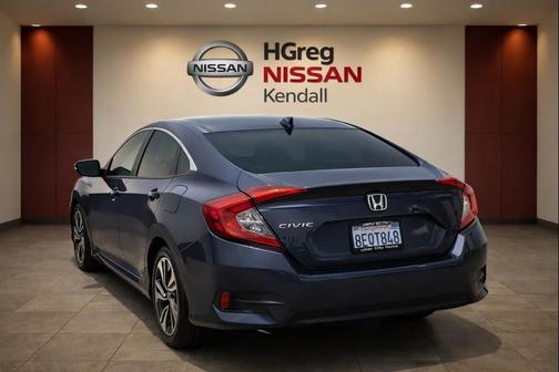 Blue 2018 Honda Civic EX-T