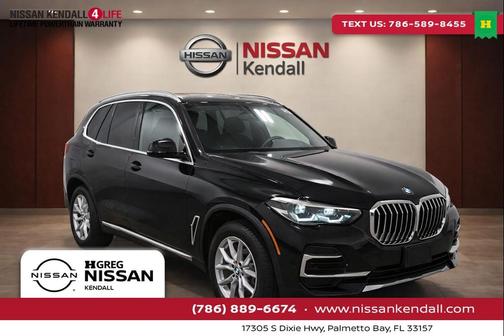 Black Sapphire Metallic 2022 BMW X5 xDrive40i