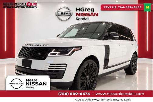 White 2019 Land Rover Range Rover 5.0L V8 Supercharged