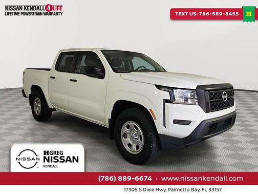 Glacier White 2022 Nissan Frontier S