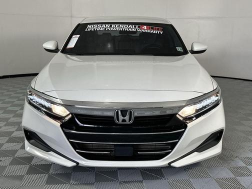 Platinum White Pearl 2021 Honda Accord LX 1.5T
