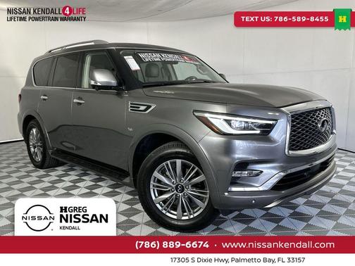 Graphite Shadow 2020 INFINITI QX80 Luxe