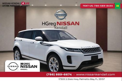 White 2020 Land Rover Range Rover Evoque S