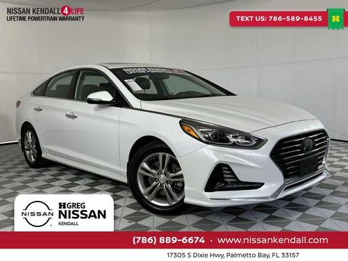 Quartz White Pearl 2018 Hyundai SONATA Limited