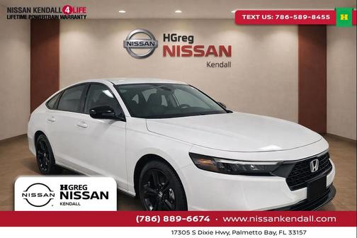 Platinum White Pearl 2025 Honda Accord SE