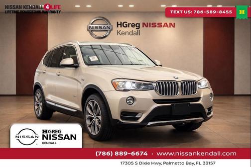 Mineral Silver Metallic 2016 BMW X3 xDrive35i