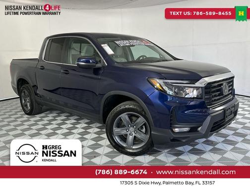 Obsidian Blue Pearl 2023 Honda Ridgeline RTL