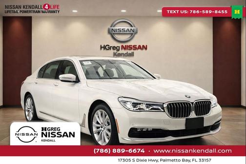 Alpine White 2018 BMW 740 xDrive