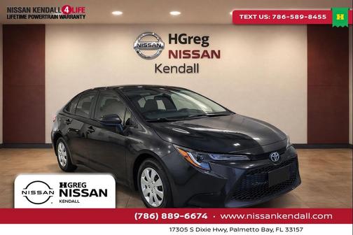 Black Sand Pearl 2021 Toyota Corolla LE