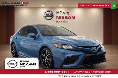 Cavalry Blue 2023 Toyota Camry SE