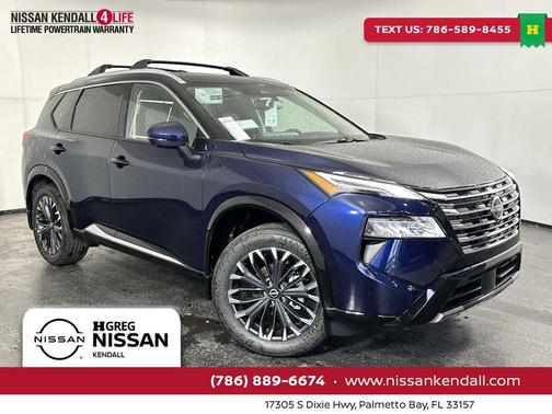 Deep Ocean Blue Pearl 2026 Nissan Rogue Platinum