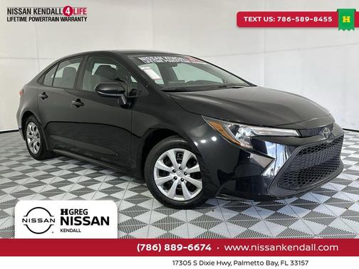 Black Sand Pearl 2022 Toyota Corolla LE