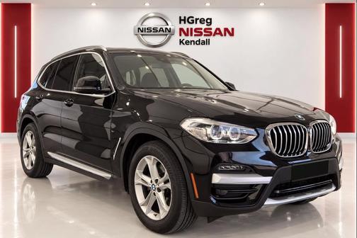 Jet Black 2021 BMW X3 sDrive30i