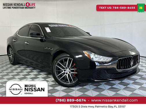 Black 2017 Maserati Ghibli S Q4