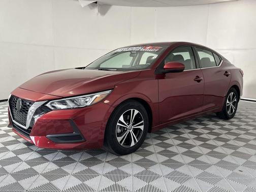 Scarlet Ember Tintcoat 2023 Nissan Sentra SV