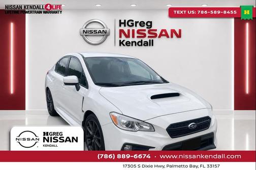 Crystal White Pearl 2019 Subaru WRX Premium