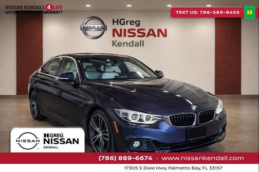 Imperial Blue Metallic 2018 BMW 430 Gran Coupe i