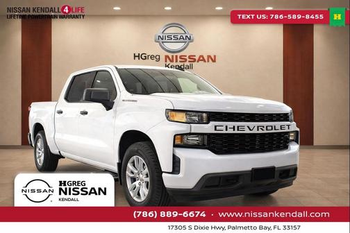 Summit White 2021 Chevrolet Silverado 1500 Custom