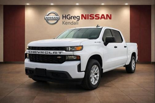 Summit White 2021 Chevrolet Silverado 1500 Custom