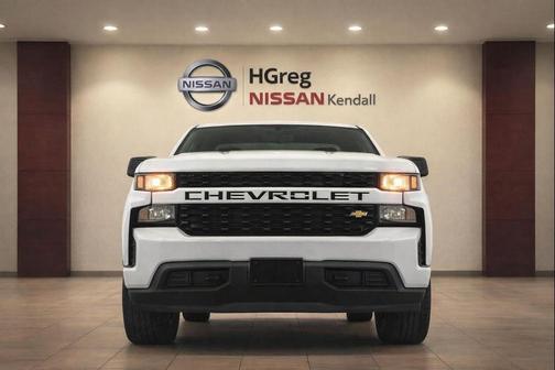 Summit White 2021 Chevrolet Silverado 1500 Custom