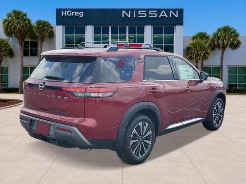 Scarlet Ember Tintcoat 2026 Nissan Pathfinder Platinum
