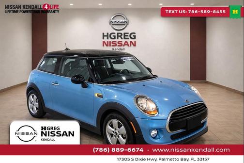 Electric Blue Metallic 2017 MINI Hardtop Cooper